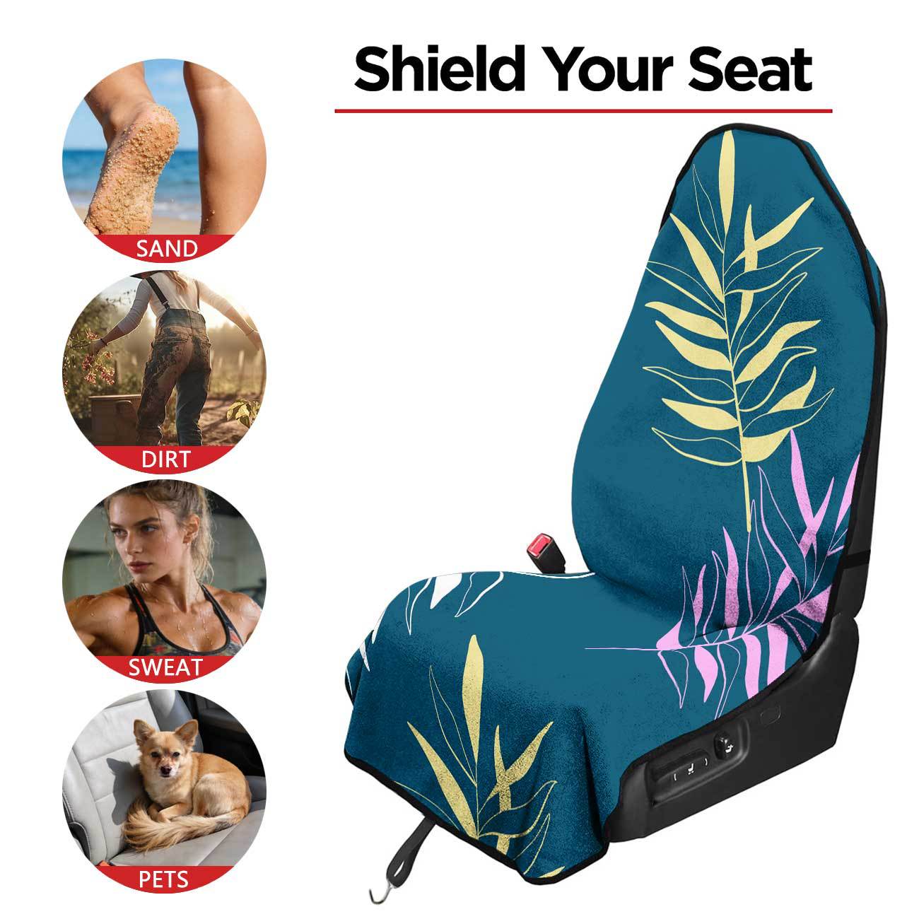 Car seat towel cover, front seat protector, suitable for gym and exercise, universal for all seasons, car use 125