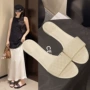 夏季防滑编织法式凉拖