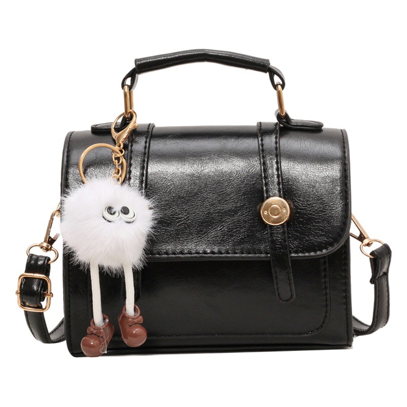 Elegante bolso de la moda retro 2023 invierno nuevo versátil ins color sólido textura crossbody pequeña bolsa cuadrada