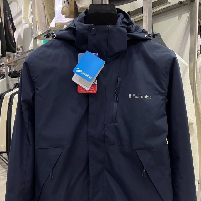 R2Gg Home 3m Reflective Outdoor Waterproof Jacket Men's and Women's Jacket Three-In-One Couple Windproof Warm Hooded Jacket R2Gg Home 3m Reflective Outdoor Waterproof Jacket Men's and Women's Jacket Three-In-One Couple Windproof Warm Hooded Jacket