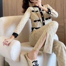 小香风套装2025年新款女秋季港风复古chic名媛洋气两件套