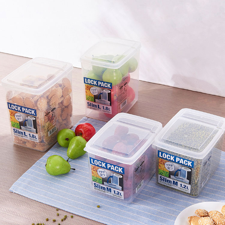 Japan Imported Refrigerator Fruit and Vegetable Fresh-keeping Box Household Cold Storage Half-clamshell Plastic Food Storage Box with Lid Japan Imported Refrigerator Fruit and Vegetable Fresh-keeping Box Household Cold Storage Half-clamshell Plastic Food Storage Box with Lid