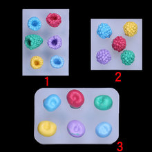 3D樱桃车厘子硅胶模具莓果覆盆子树莓桑葚水果塔装饰摆件蛋糕甜品