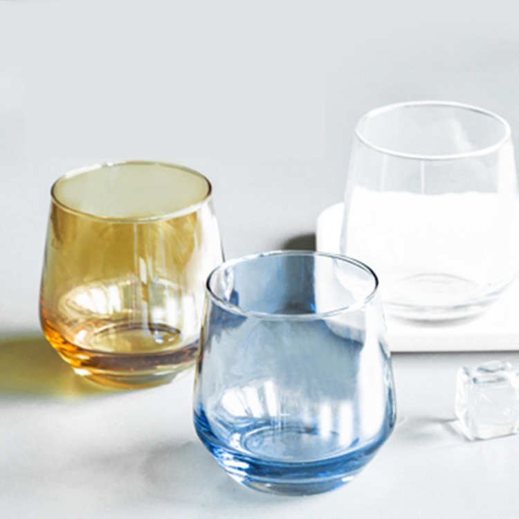 Manzana verde cristal creativo cielo estrellado Copa Arco Iris taza de jugo taza de agua taza de leche Copa copa de vino