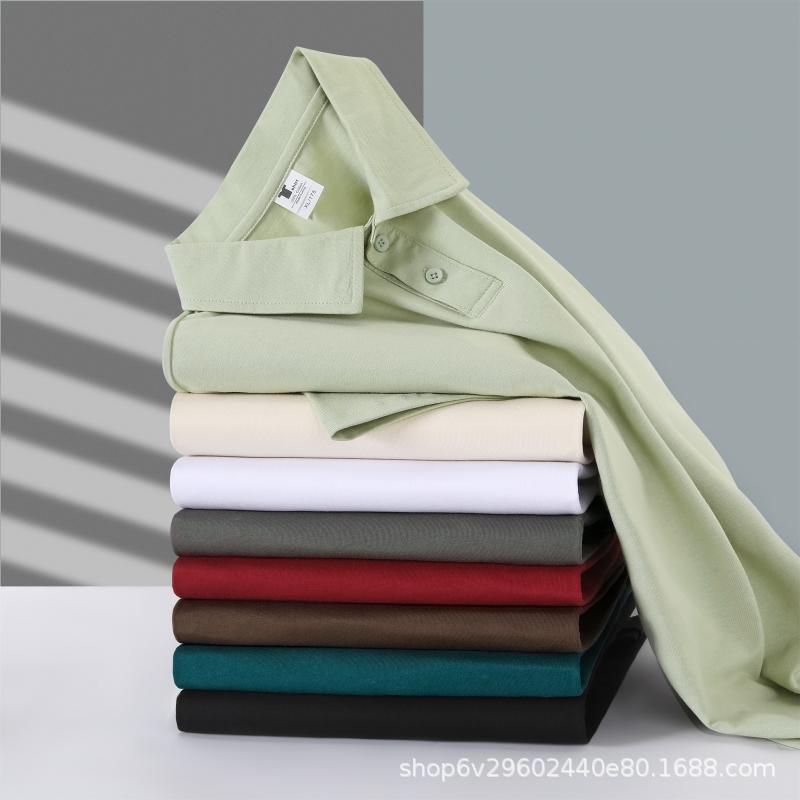 Camiseta Polo de Algodón Puro de 240g con Etiqueta Koala, Manga Corta, Unisex, Corte Holgado, Cuello Camisero, Informal, Versátil, Transpirable