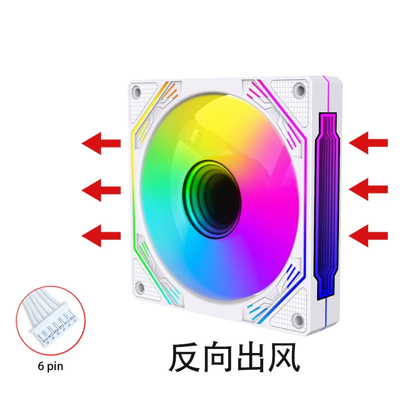 LOVINGCOOL Prism, воздушный вентилятор, бесшумная материнская плата, 12 см