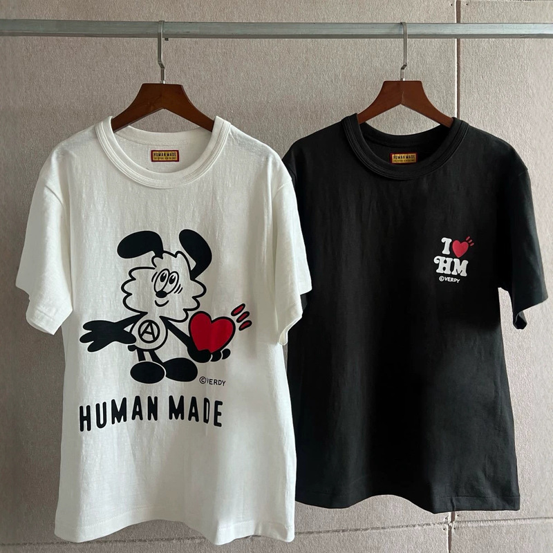 Cross-Border Hum Lotte Museum Limited Edition 26Ss Bamboo Cotton Short-Sleeved T-Shirt Cross-Border Hum Lotte Museum Limited Edition 26Ss Bamboo Cotton Short-Sleeved T-Shirt