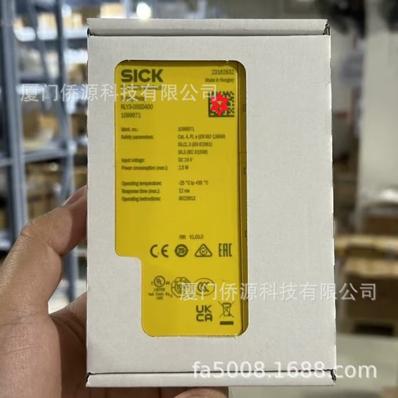 RLY3-OSSD400德国西克sick安全继电器 订货号1099971全新原装现货