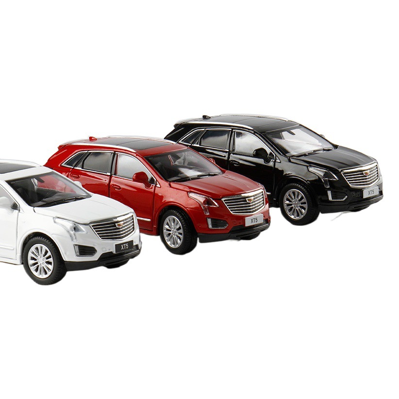 (箱入り) jkm 1:32 キャデラック XT5 合金車モデル 6 オープン音と光モデルおもちゃの車 823567