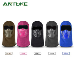 Outdoor face mask with balaclava and hat for cycling, unisex, thick fleece face mask, cycling equipment, warm windproof face mask