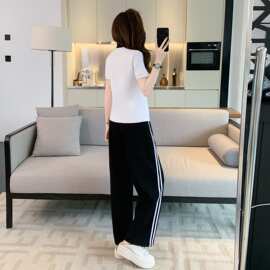 2026网红宽松显瘦洋气短裤两件套潮流运动套装女夏装新款潮牌休闲