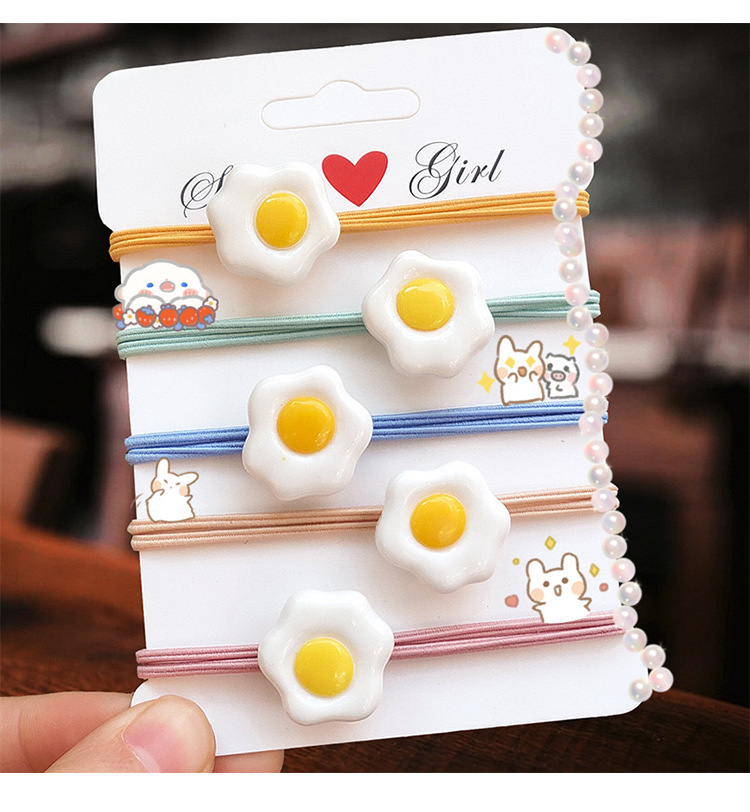Poached egg rubber band