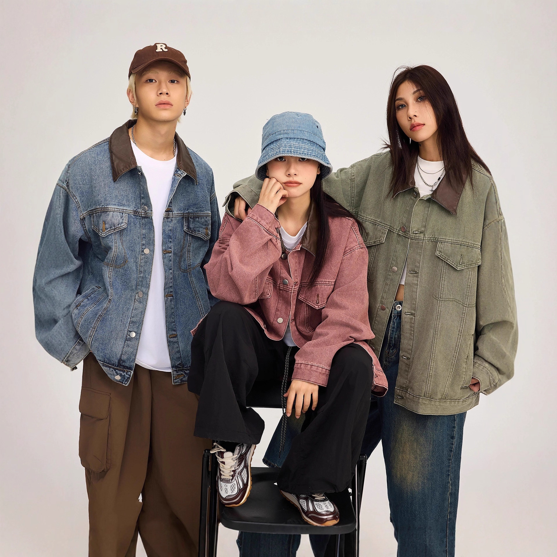 美式潮牌底特律牛仔衣夹克春秋季情侣卡哈特上衣国潮外套男女