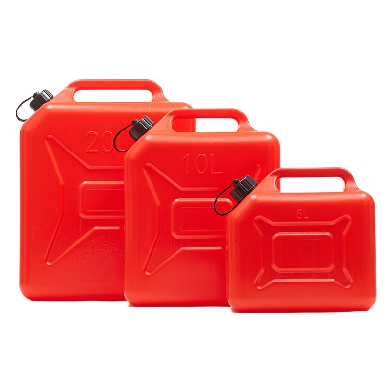 HDPE plástico portátil espesado barril de petróleo gasolina y diesel barril 5L10 L 20 L tanque de combustible de la motocicleta del coche