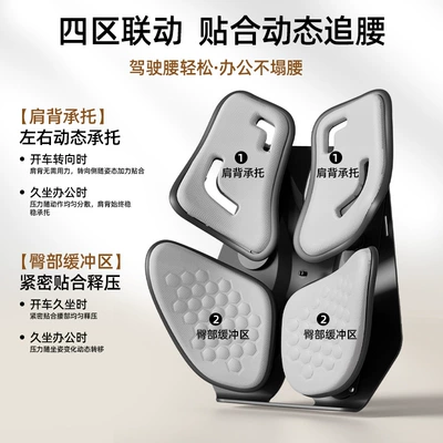 support pad, long-sitting support – Waist support