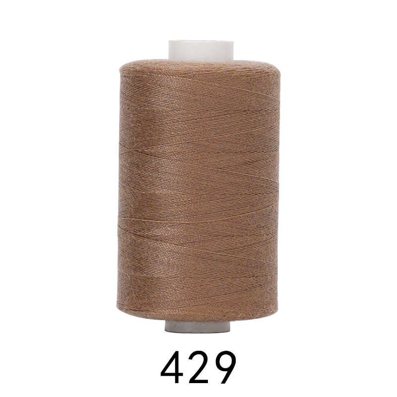 1000 yardas de hilo de poliéster de alta velocidad combinación de colores hogar hilo de coser mano hilo pequeño hilo fino dos hilos 402 hilo de coser