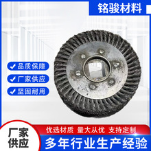 扭丝轮钢丝轮钢丝刷辊抛光打磨 各种铁路刷型号全 品类多来图打样