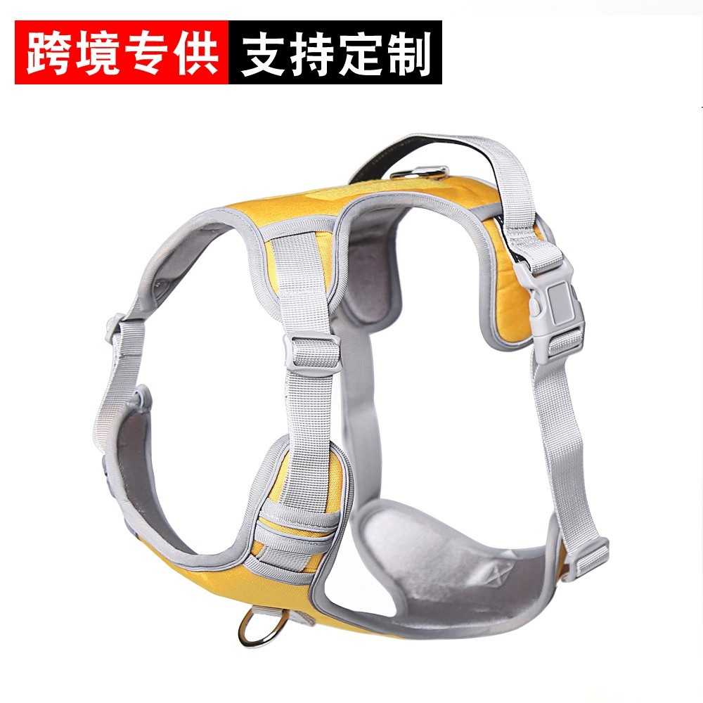 Трансграничные взрывы Amazon Новый нагрудный ремень для собак Выгул собак Поводок для домашних животных Тактический ремешок