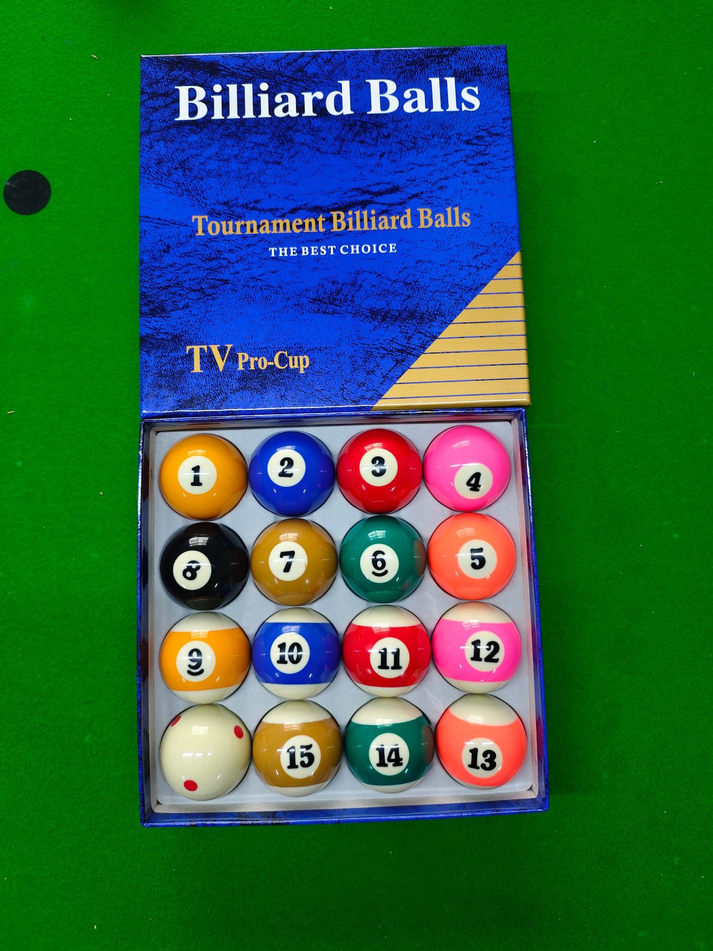 Pool, table set, Chinese style, 57.2mm, American style