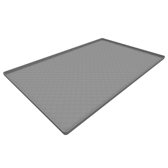 Cross-border Silicone Pet Bowl Foldable Portable Out Dog Cat Feeding Bowl Food Basin Bowl Mat Placemat Customization