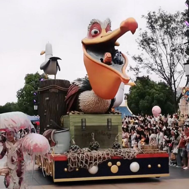 花车巡游大型商场售楼部暖场美陈活动道具节庆用品制作批发彩车