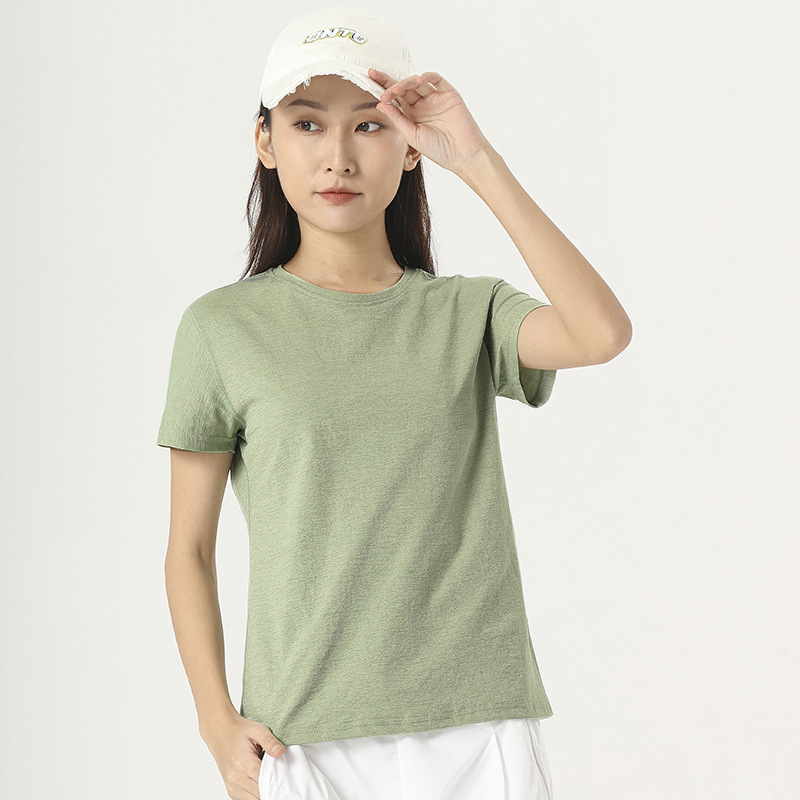 Al aire libre caminata rápida ropa de secado camiseta deportiva casual camiseta elástica de manga corta camiseta de maratón impresión camiseta