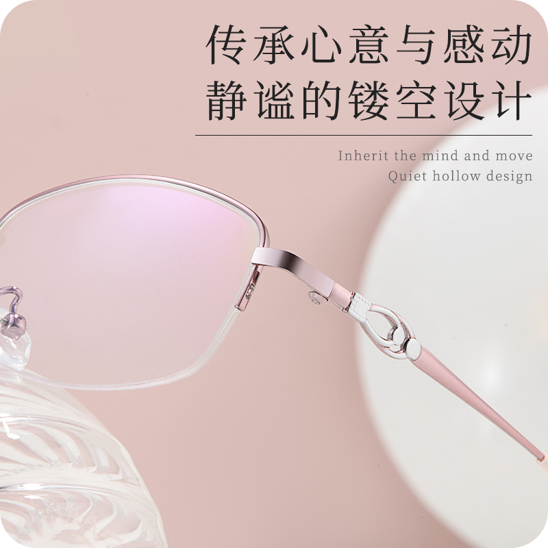 Las nuevas mujeres elegantes elegante dama cara de aspecto pequeño medio marco gafas al por mayor