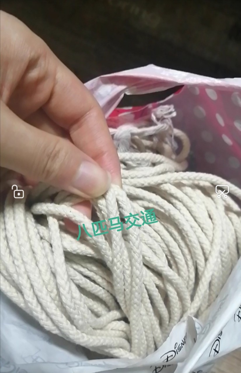 道路弹线基准线设置棉线放水线6mm厚度一扎200米含运费不含粉