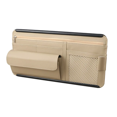 Car Sunshade Glasses Case, Car Glasses Clip/Bill Clip
