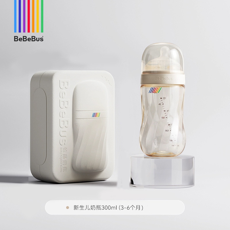 BeBeBus铂晶钻光奶瓶ppsu奶嘴重力球手柄吸管保温杯彩虹学饮鸭嘴|undefined