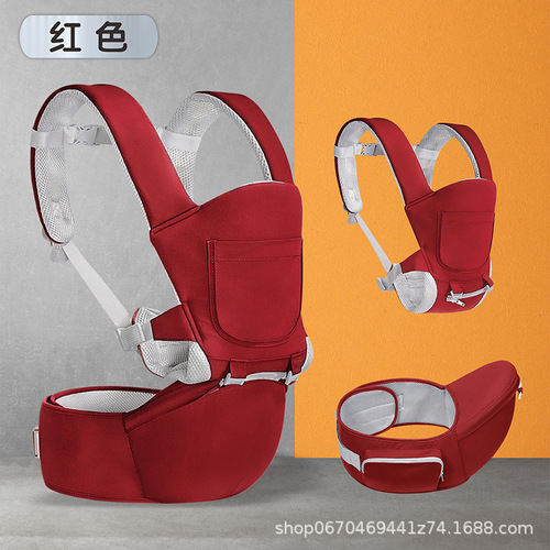 Hot selling detachable baby carrier, baby sitting waist stool, multi-functional front-holding type, breathable baby holding tool for all seasons