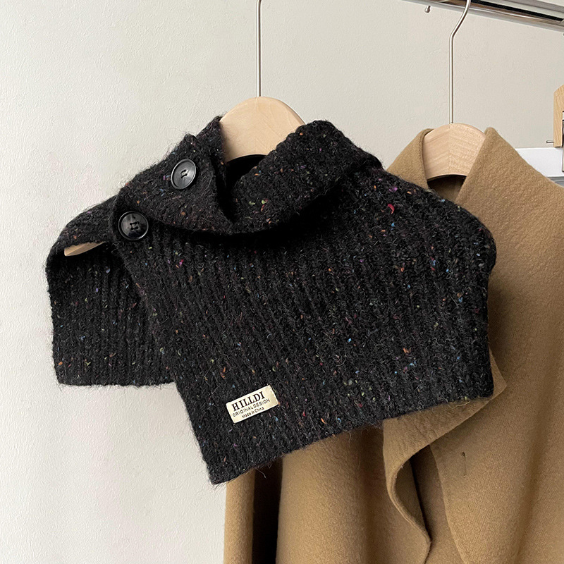 Otoño y invierno nuevo tipo de botón chaqueta de cuello de mujer estilo coreano de color sólido caliente a prueba de frío chaqueta de cuello alto chaqueta de tejido