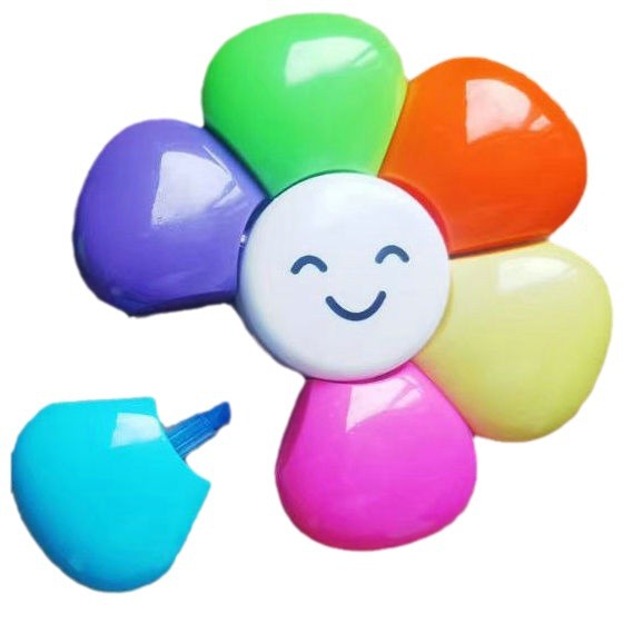 멀티바운스펜 플라워펜 6색 플라워펜 멀티컬러 꽃꽂이 조경 캔디플라워 선샤인 청양컬러카드 해바라기펜