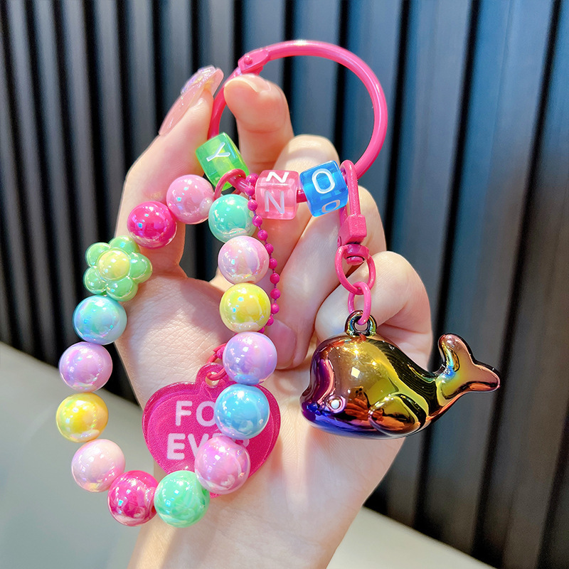 Cuentas de asiento osos colgantes de llaves de bolsos acrílicos exquisitos colgantes de llaves de automóvil colgantes pequeños regalos al por mayor