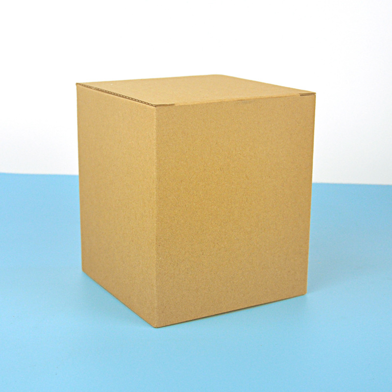 110x110x140mm方形明装筒灯豆胆灯包装盒  led无主灯牛皮纸邮购盒