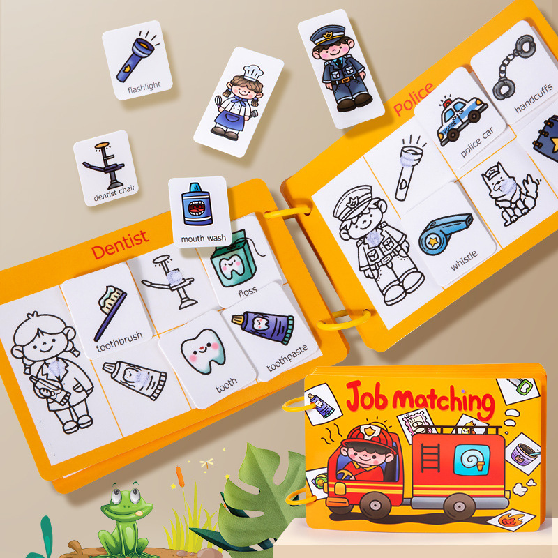 Cross-border sticker Book busybook juguetes educativos para niños aprendizaje cognitivo libro de pasta repetida alfabetización entrenamiento de dedos