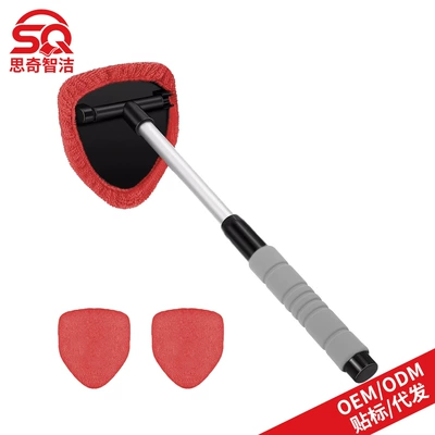 Car cleaning tools | Factory Wholesale Sponge Handle - 1-b-type-eva-pentagonal-plastic-piece-3-red-cloth-covers