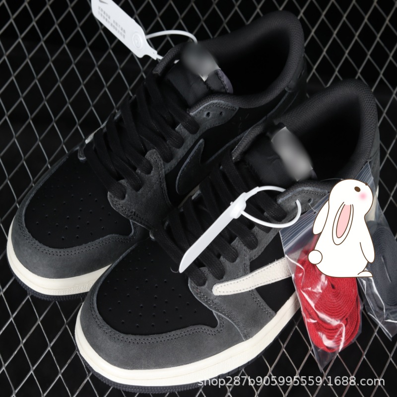 조 1 로우탑 블랙 고스트 DM7866-001