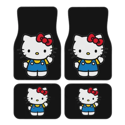 Floor Mats Four-Piece Set Mickey | Avtomobil döşəmə paspasları - 305de-hello-kitty-19-3344cm-two-piece-set