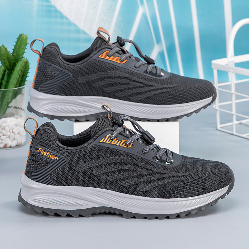 Productos genuinos pies zapatos viejos zapatos de mujer primavera mamá zapatos de papá cómodo de mediana edad y ancianos transpirable caminar zapatilla de deporte casual