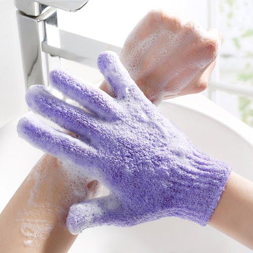 Bath gloves, rub bath towel, back rub, plaster five-finger gloves, no harm to the skin, men and women bath towel