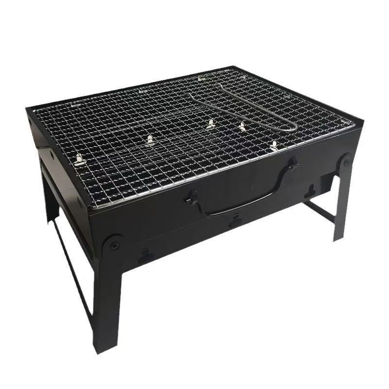BBQ Grill Outdoor Smokeless Charcoal Folding BBQ Small Stove Household Portable BBQ Thickened Oven BBQ Barbecue Machine 5