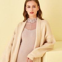 婷妃莫代尔无痕发热保暖秋衣秋裤蕾丝拼接修身女士内衣套装