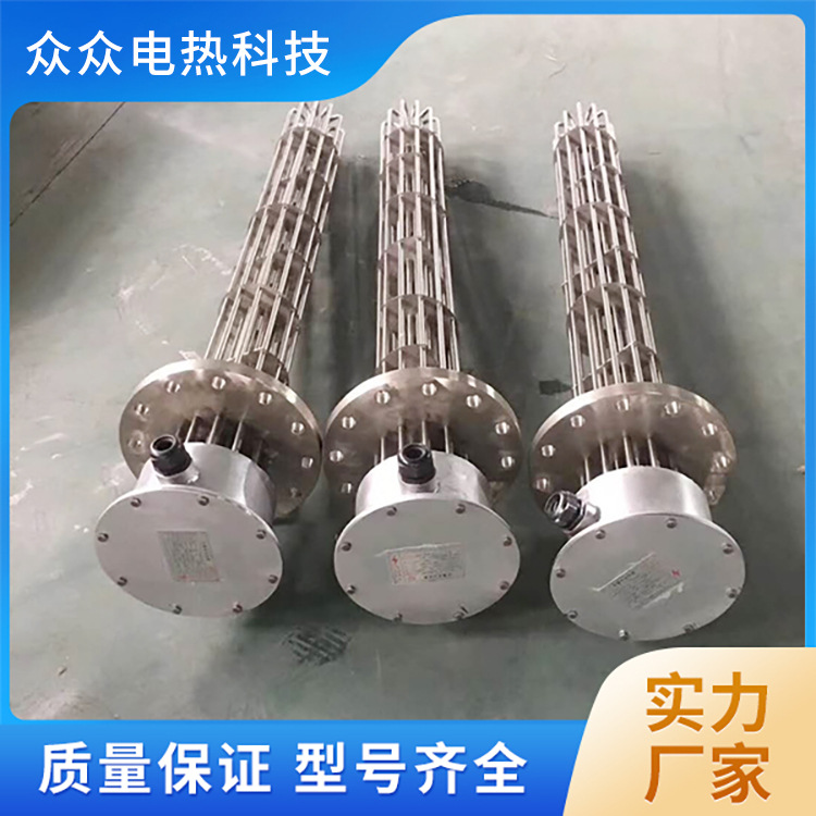 电加热器压缩气体加热器法兰液体辅助加热系统防爆管道加热器