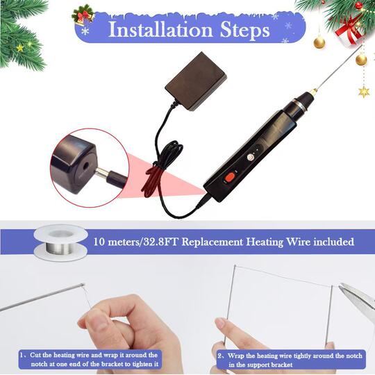 Factory three-in-one adjustable temperature with switch direct supply needle type electric heating foam cutter sponge cutting pen electric heating