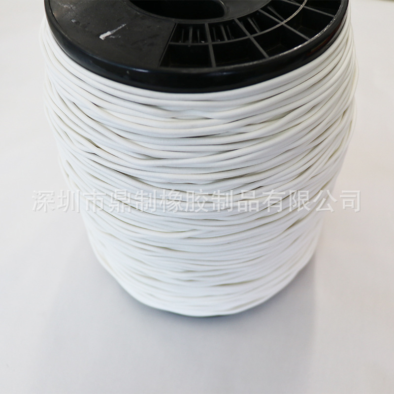 3MM硅胶发泡圆条  耐高低温高密度海绵密封条 白色硅橡胶发泡圆条