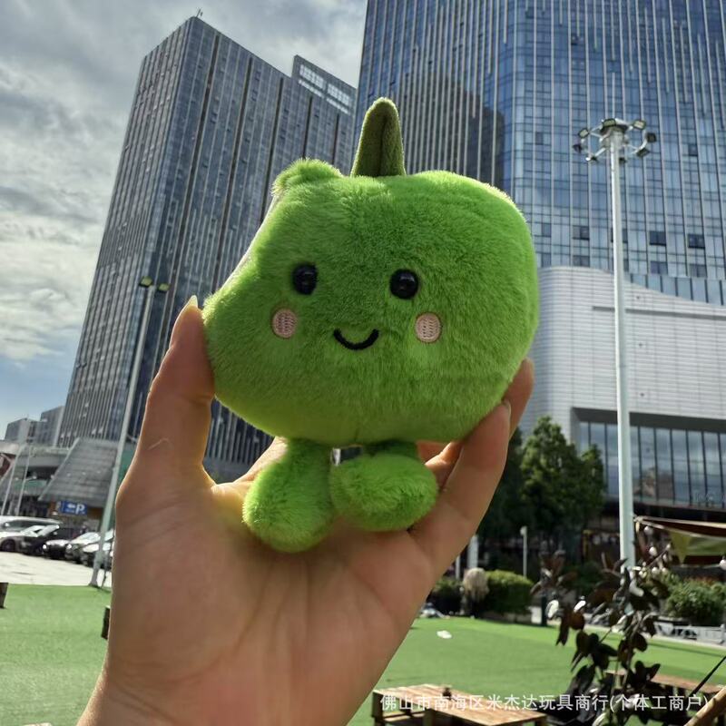 Spot Cartoon Cute Fruit Green Apple Plush Toy Bag Pendant Keychain Doll Amusement City Claw Machine Spot Cartoon Cute Fruit Green Apple Plush Toy Bag Pendant Keychain Doll Amusement City Claw Machine