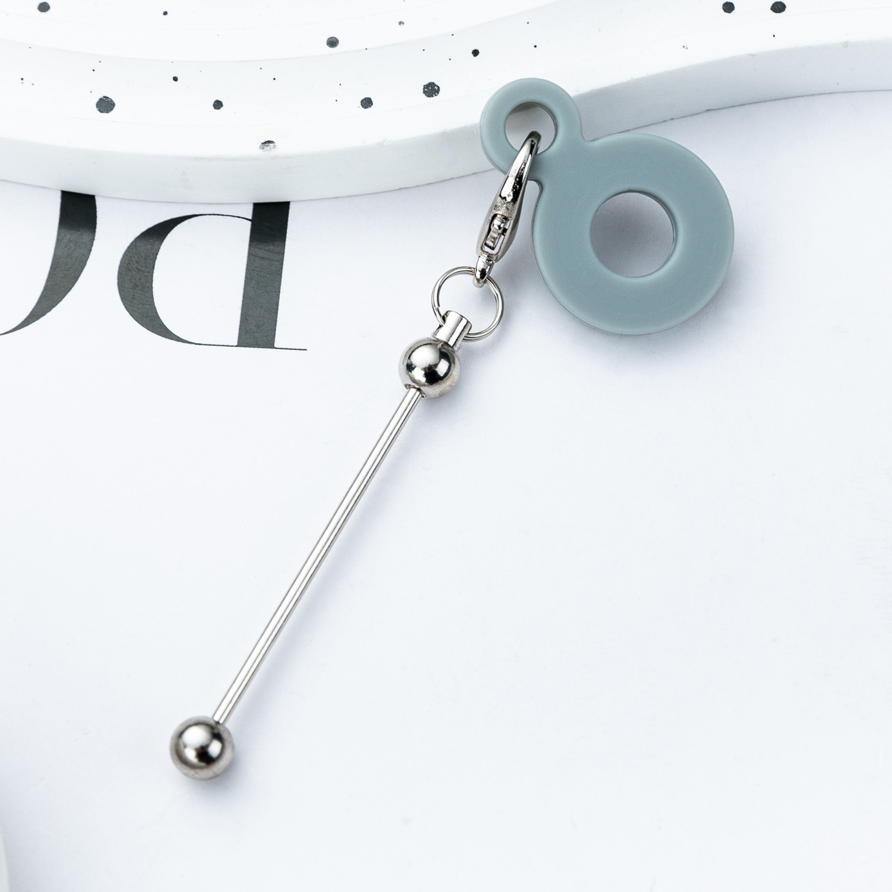 DIY cuentas de paja de silicona colgante para 8mm - 10mm taza de agua paja de silicona decoración fábrica al por mayor