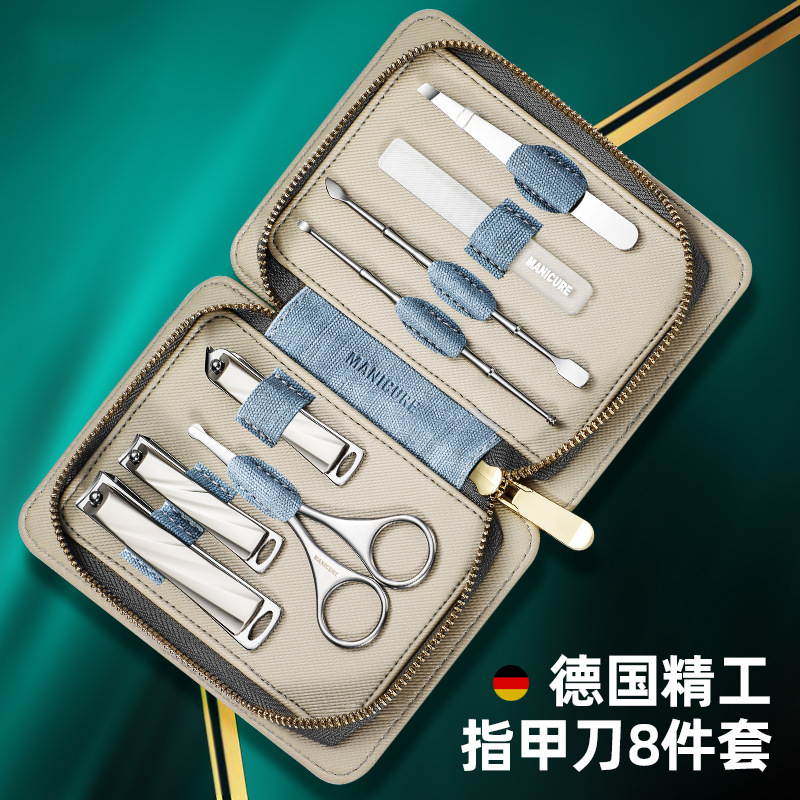 Kit de herramientas de excavación, cortador de uñas de pelo nasal doméstico, cortador de uñas portátil, recorte de un solo cuchillo de uñas para excavar orejas