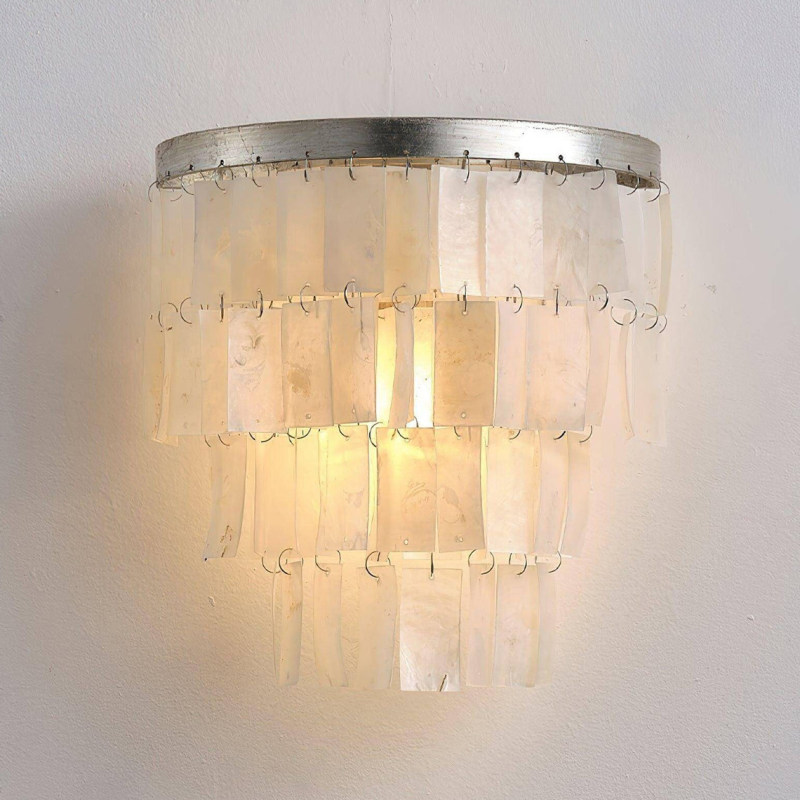 Italian Designer Shell Wall Lamp, Vintage Designer Lamp, French Retro Living Room, Hallway, Creative Bedroom Lamp Italian Designer Shell Wall Lamp, Vintage Designer Lamp, French Retro Living Room, Hallway, Creative Bedroom Lamp